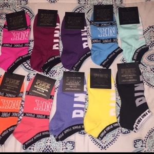 Authentic Vs pink socks new with tags